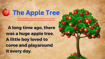 Learn English through Story - The apple tree - Level 1 - improve your listening skill