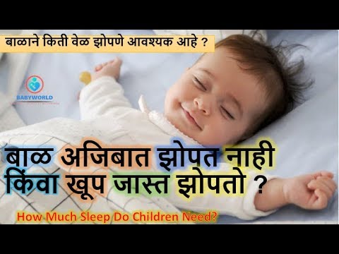 बाळाने किती वेळ झोपणे आवश्यक आहे ? बाळाच्या वयानुसार झोपेचे वेळापत्रक |How Much Sleep Do baby Need?