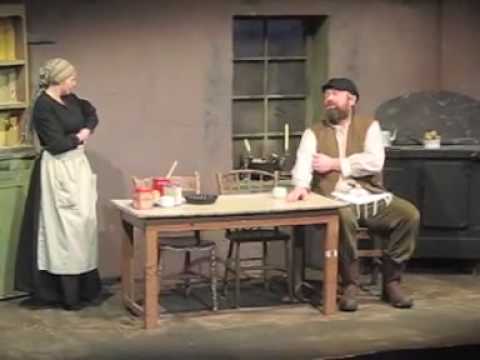 Caroline Bradley & Seamus O Rourke in Fiddler on the Roof Corn Mill Carrigallen 9 Jan 2010