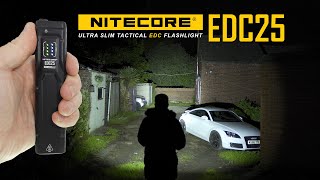 NITECORE EDC25 - slim 3000 lumens rechargeable flashlight with a 300m range!