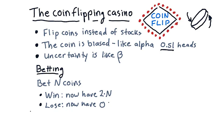 The coin flipping casino
