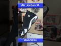 The air jordan 14 blkwhite is way better than expected did you cop fyp bricks