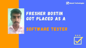 Besant Technologies Reviews | Bostin Got Placed as QA Tester | Best Software Testing Course with Job