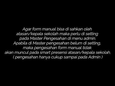 Master Pengesahan - smart presensi