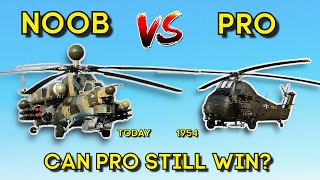 NOOB in Mi-28NM vs PRO lower BR Heli - Pro Wins, Heli Gets Worse - WAR THUNDER