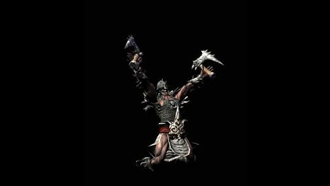 3DModels-Textures: Animated Barbarian Destroyer Humanoid Character