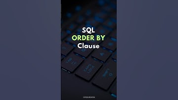 SQL ORDER BY Clause 🚀