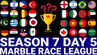 Marble Race League Season 7 DAY 5 Marble Race in Algodoo