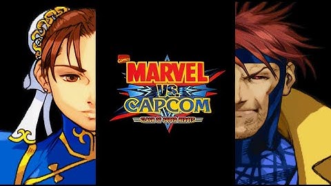 Marvel vs Capcom | Duo Team Attack | Chun-Li & Gambit