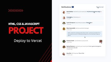 How to deploy HTML CSS & Javascript project to Vercel - Absolute Beginner! (Part 2 of 3)