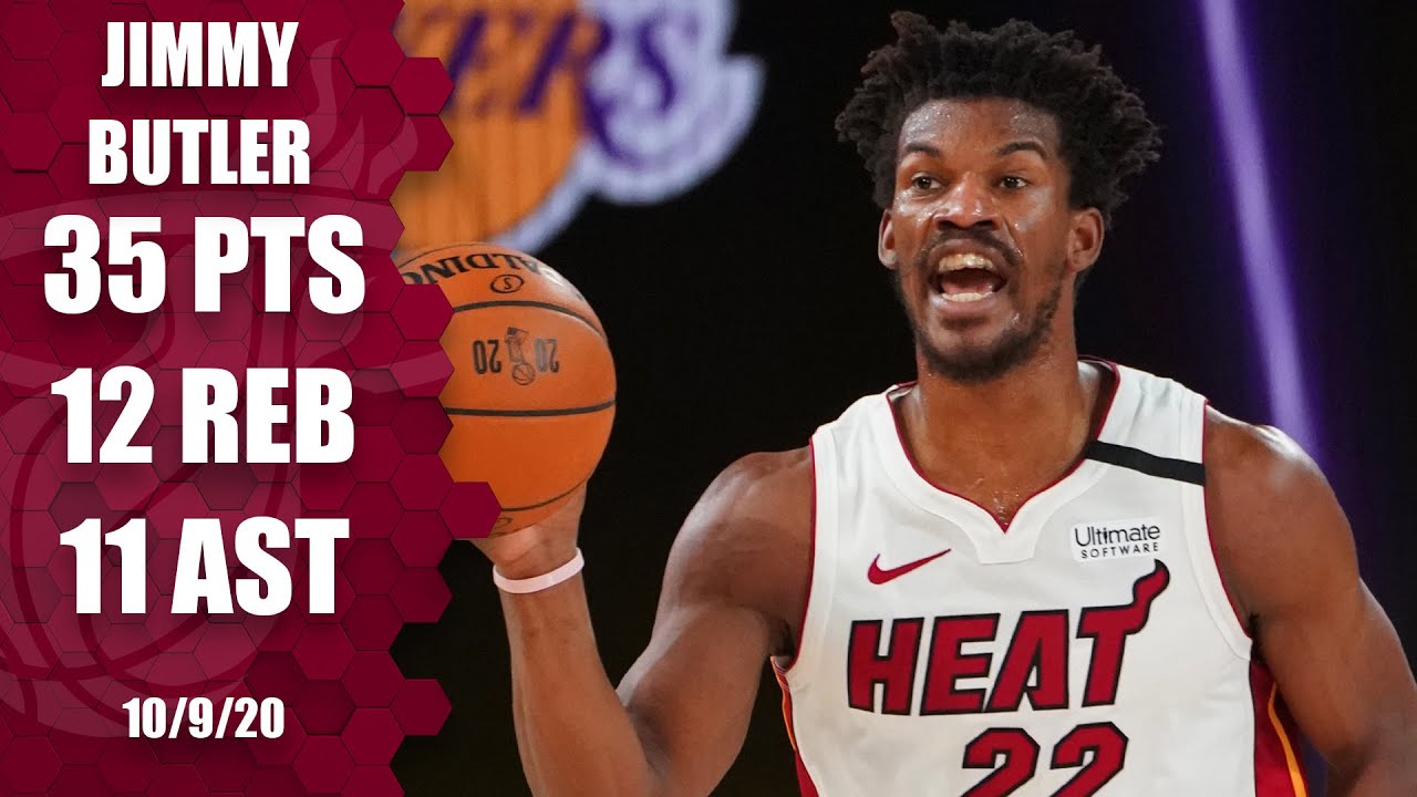 Jimmy Butler Puts Up Another Triple Double To Keep Heat Alive In Game 5 Vs Lakers 2020 Nba Finals Youtube