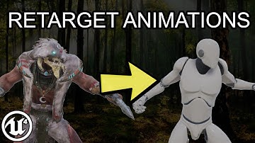 Unreal Engine 4: Retargeting animations for BEGINNERS (2 simple EXAMPLES)