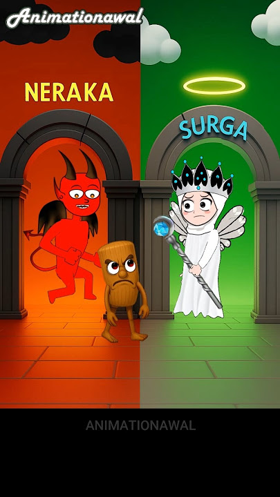 Masuk Surga Atau Neraka; Tung Tung Sahur, labubu ballerina cappucino dan udin #tungtungtungsahur