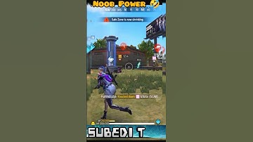 NEVER UNDERESTIMATE NOOBS| NOOB THUG LIFEGarena Free Fire #shorts #shortvideo