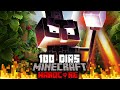 🟥Sobreviví 100 Días en un APOCALIPSIS de SAQUEADORES en Minecraft HARDCORE...Esto fue lo que Pasó