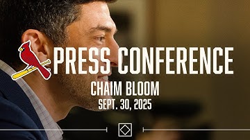 Chaim Bloom Introductory Press Conference | St. Louis Cardinals