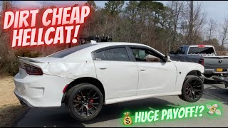 I Bought The CHEAPEST 'Running' Dodge Charger HELLCAT On Copart!