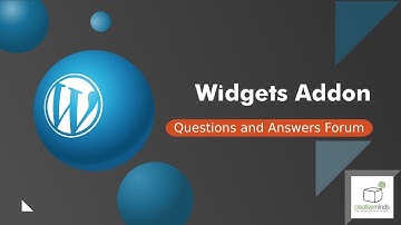 Style Your Questions and Answers Forum with Widgets | WordPress