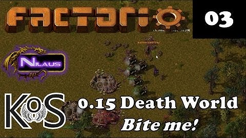 Factorio 0.15 Death World - E03 - First Contact