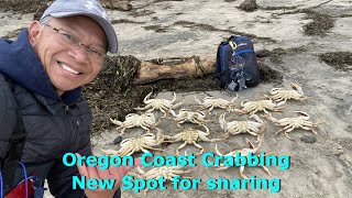 Oregon Coast Crab snaring Tillamook, Oregon