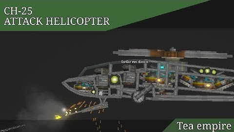 CH-25 Attack helicopter | tea empire | Melon playground