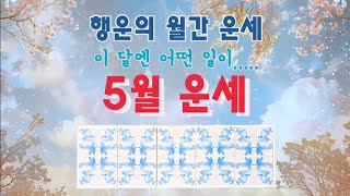 타로🔮5월의 운세 💥알고 대처하면 대박💥 월간운세