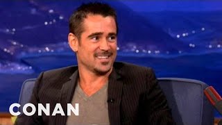 Colin Farrell On Kissing Kate Beckinsale While Her Husband Directs | CONAN on TBS