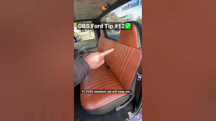 Did You Know This About Bench Seats?🤔