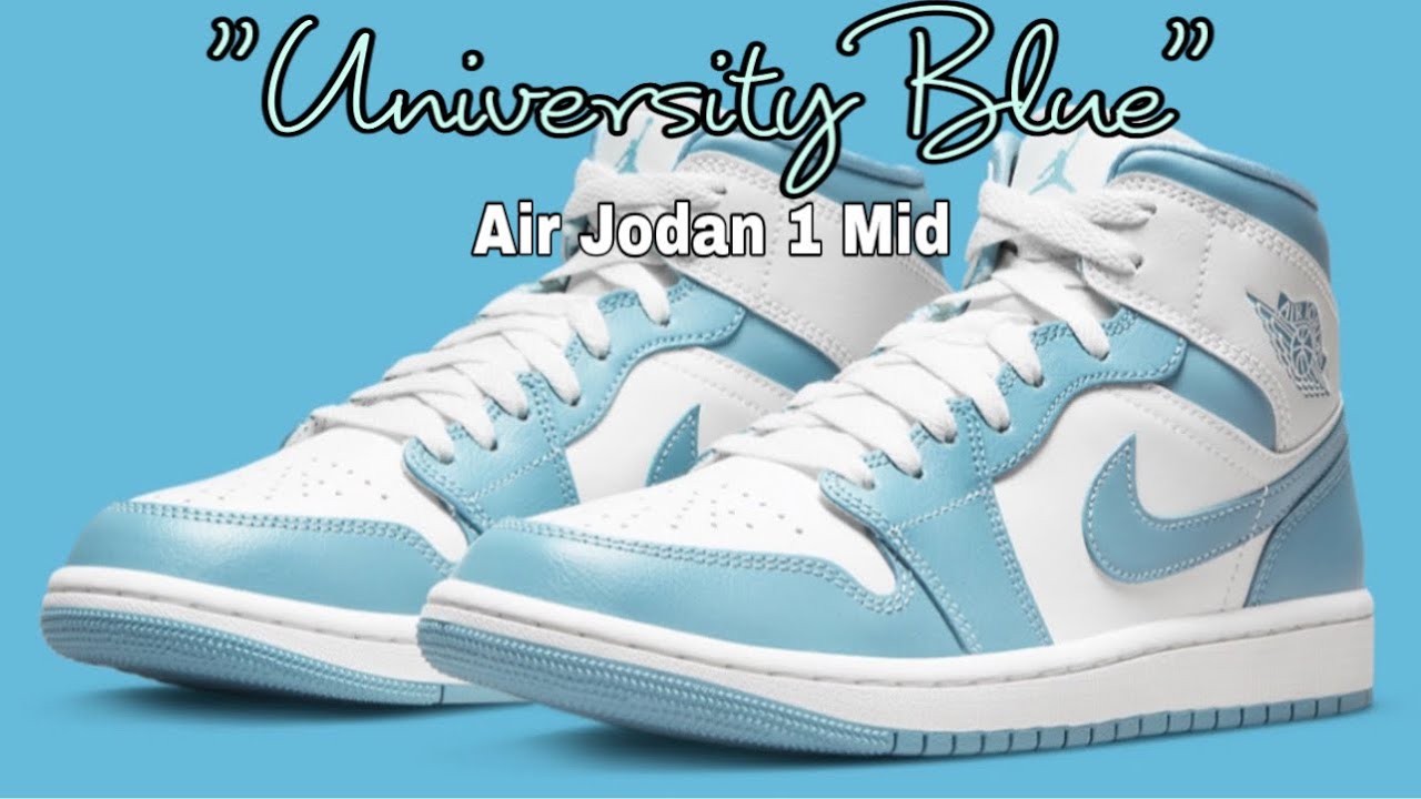 💙Mirror North Carolina blue, pure color. 🌊Air Jordan 1 Retro High OG UNC  Patent from BMLin. Do you think it looks like the color of the blue sky?😇  : r/sneaker