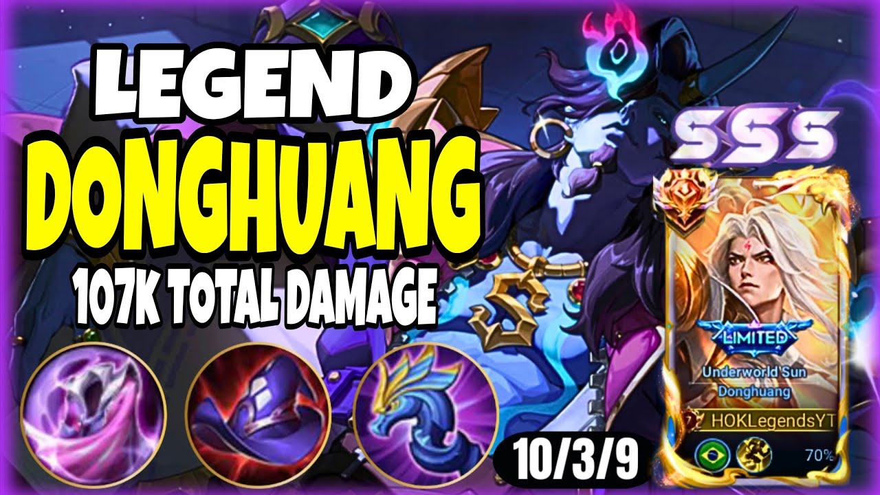 DONGHUANG HONOR OF KINGS - CLASH LANE GAMEPLAY | RANK LEGEND