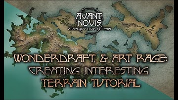 WonderDraft, Art rage:Creating interesting terrain tutorial