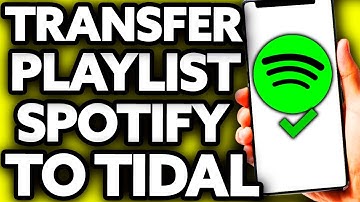 How To Transfer Playlist from Spotify to Tidal [EASY]