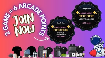 The Wait is Over Now Earn 6 Arcade Points With 2 Arcade Games | Free Swags & Goodies | Google Arcade