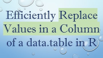 Efficiently Replace Values in a Column of a data.table in R