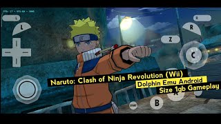 Naruto : Clash of Ninja Revolution (Wii) Dolphin Emu Android Size 1gb Gameplay