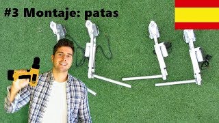 #3 Montaje: patas - proyecto Pavlov: Construyendo un robot cuadrupedo