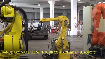 FANUC ARC MATE 120 WITH RJ3IB CONTROLLER AT EUROBOTS