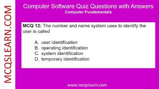 Computer Software Quiz Questions and Answers PDF - Computer Fundamentals MCQs - App & eBook screenshot 2