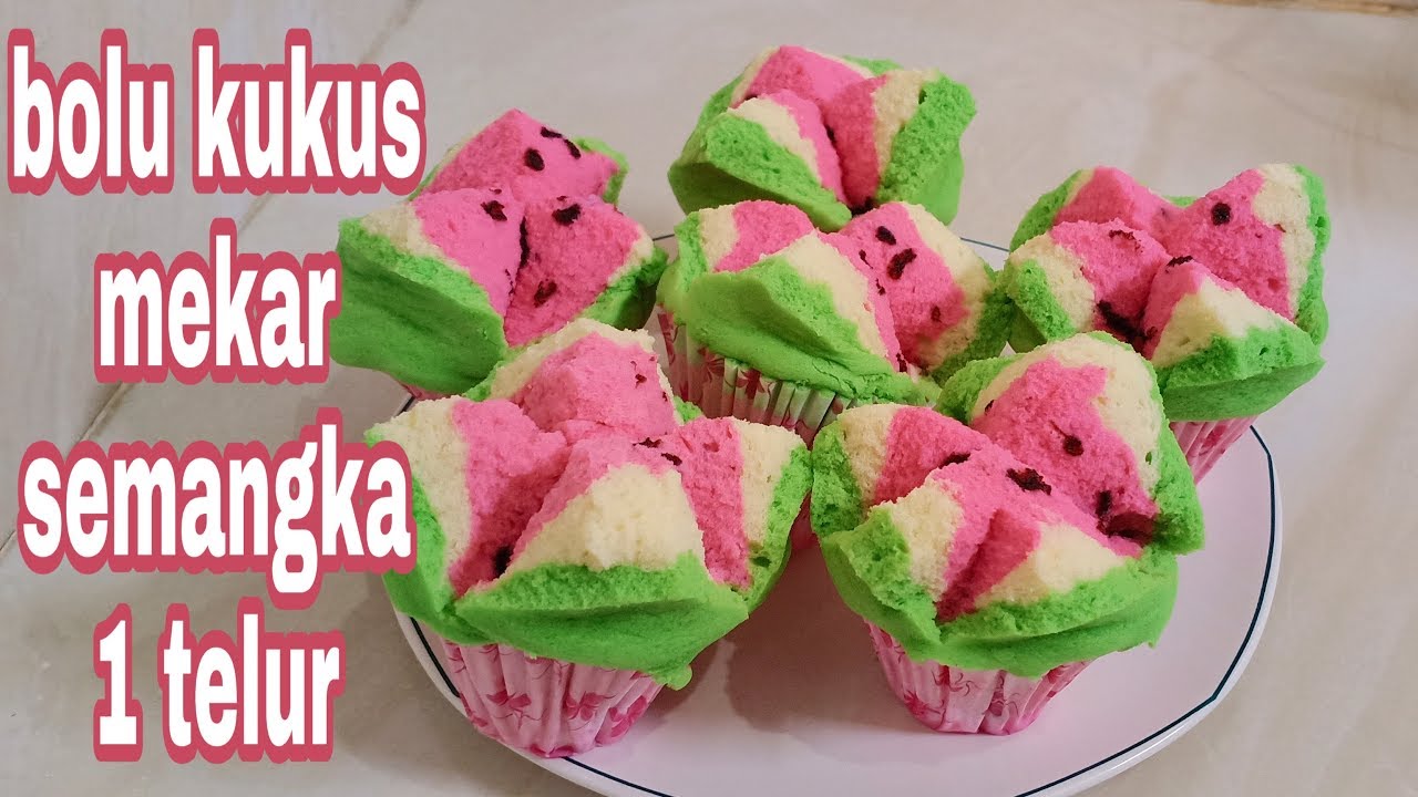 Resep Bolu Kukus Mekar Semangka Bolu Kukus Mekar Tanpa Soda Bolu Kukus Satu Telur