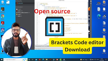 How to Download and install Brackets Code editor Free in windows 7 8 10 11 || Best Free code editor