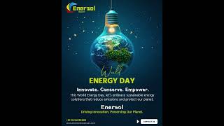 Powering a Greener Tomorrow ⚡🌱 | World Energy Day