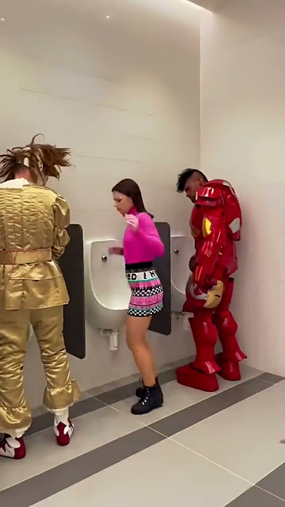 Iron man Wc Prank😳🤣 #pranks #jeezzai #marvel #ironman