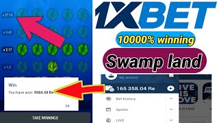 I earn 4 thousand 😱 in 2 minutes from the swamp land game of 1xbet | 1xgames winning tricks 2022