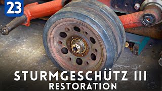 workshop wednesday:  how to repair your stug iii g road wheels