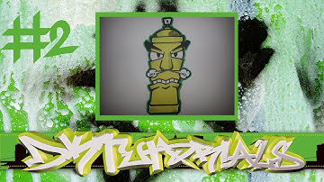 How to draw a graffiti character #2 - Mad Graffiti Spraycan