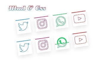آموزش Html Css - افکت هاور آیکون‌های شبکه اجتماعی - Social Media Icon Hover