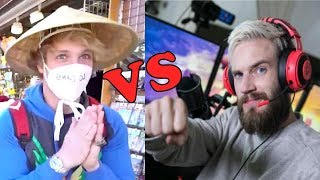 Japan Reacts to Logan Paul VS PewDiePie Japan Vlogs
