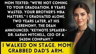Parents Skipped My PhD Graduation Useless - I Was Keynote At Brother's Ceremony