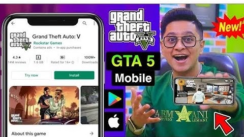 GTA 5 on Mobile in India || How To Play GTA V on Any Smartphone Device Cloud Gaming Server Tutorial