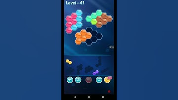 BLOCK HEXA PUZZLE LEVEL 41 ANSWERS BLENDED A LEVEL PACK